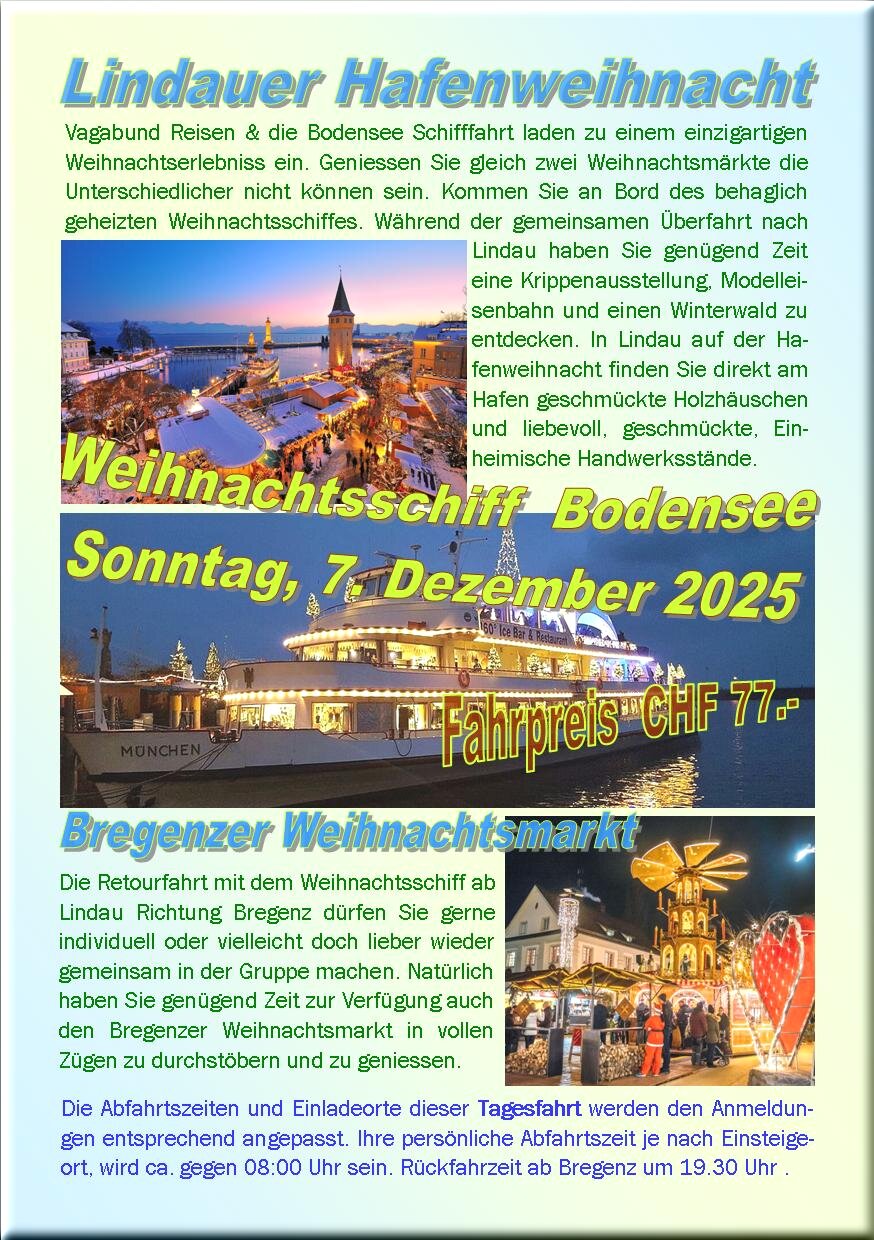 Weihnachtsfahrt 